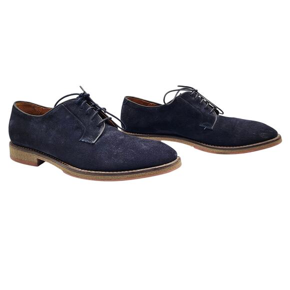 To Boot New York Adam Derrick Navy Blue Suede Derby Loafer Men’s Size 9.5 - Picture 1 of 11